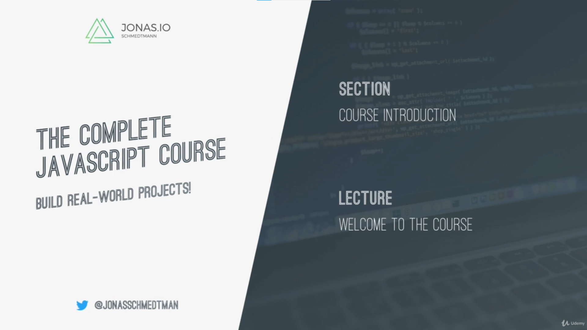 The Complete JavaScript Course Certificate