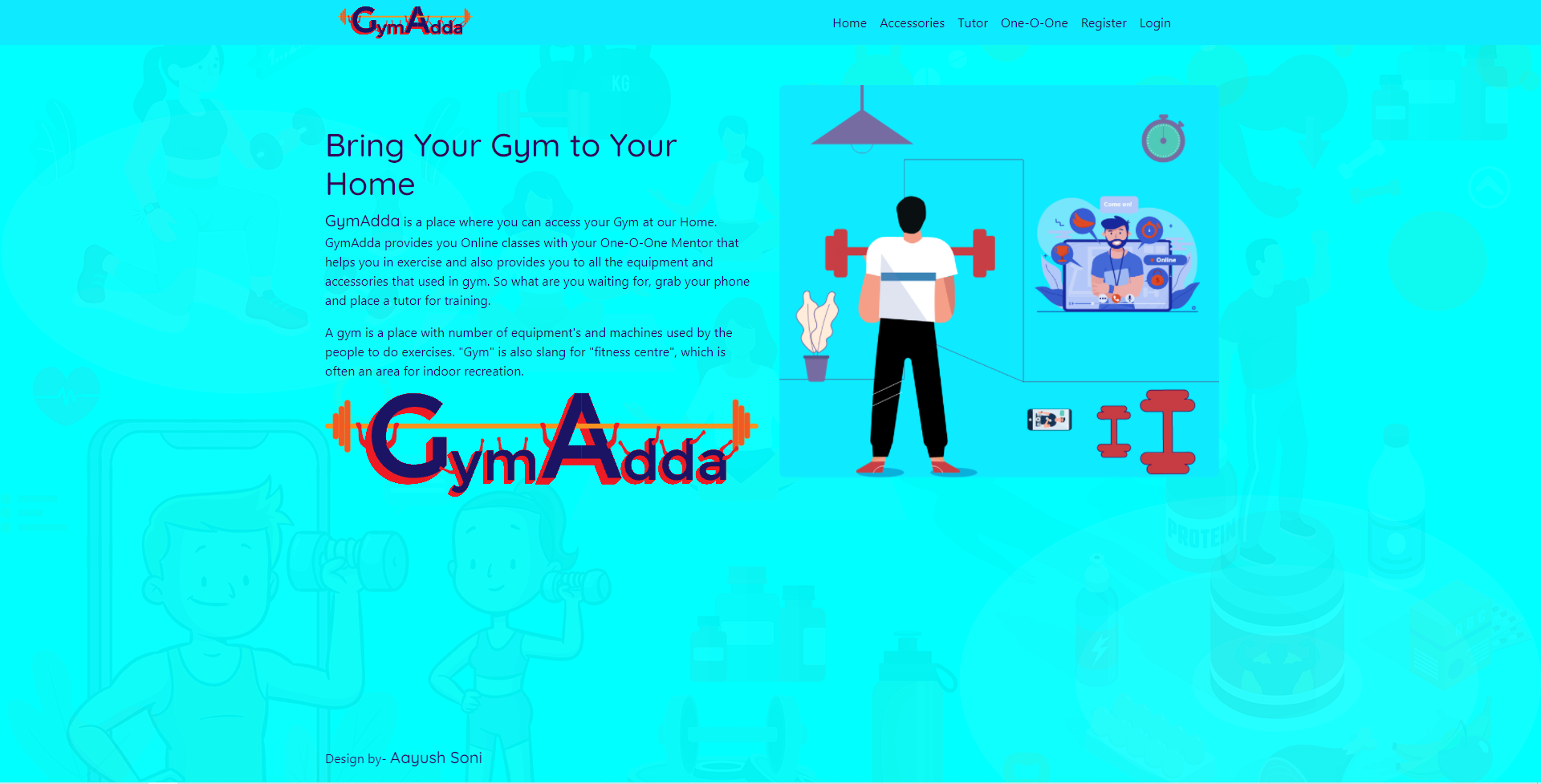 Gym Adda Page